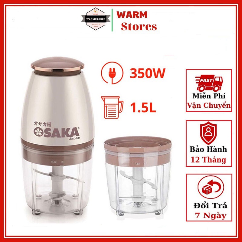 Máy Xay Thịt, Máy Xay Sinh Tố Đa Năng Cao Cấp Nhật Bản OSAKA Bảo Hành 3 Tháng Lỗi 1 Đổi 1 Trong 7 ngày