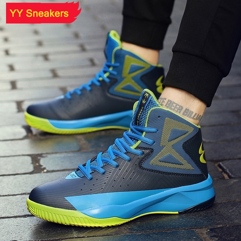 High Neck Basketball Shoes Men's Basketball Shoes Outdoor Cheap Black Men's Basketball Shoes