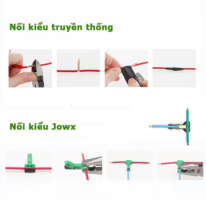 CNXAS chim cút nối dây điện hàn quốc Jowx tếch nối chữ T T1 T2 T3 T4 T5 35 22