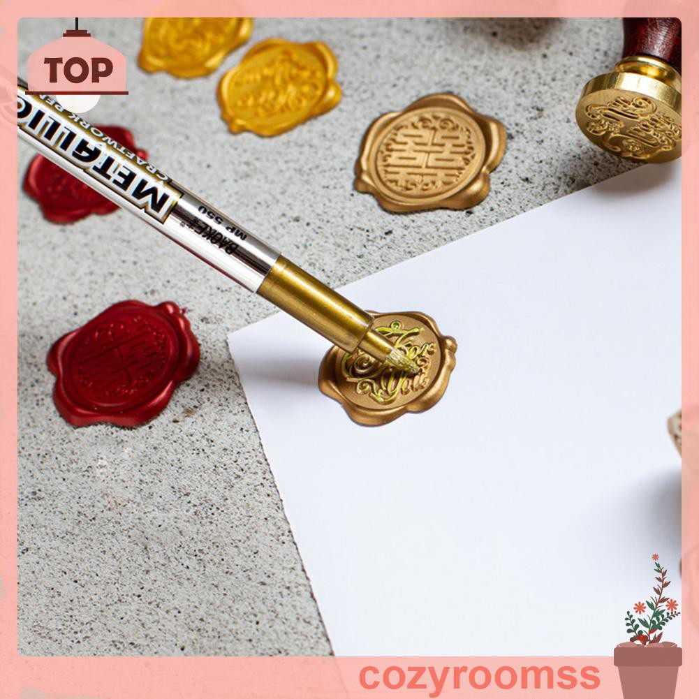 Bút dạ màu sáp Graffiti niêm phong đóng tem vintage DIY trang trí sơn lửa nghệ thuật
