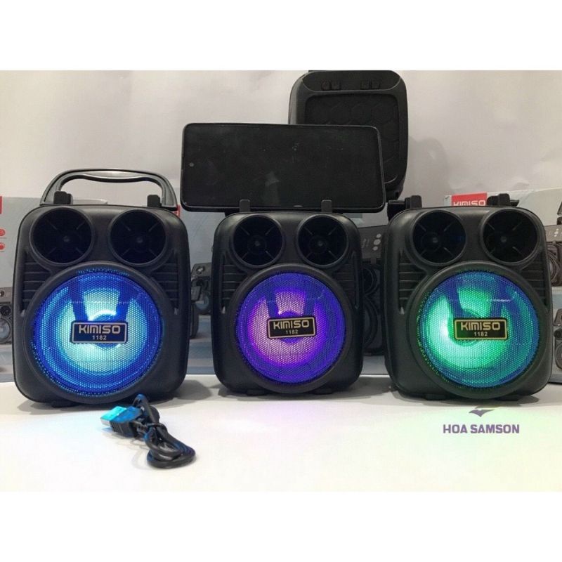 Loa Bluetooth Kimiso KM-1182 Thế Hệ Mới Nhất Bung Cùng Rap Việt