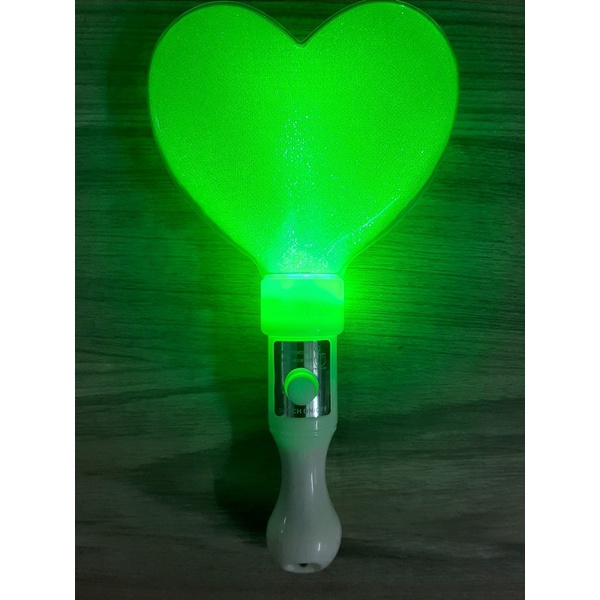 Đèn led trái tim, đèn led cầm tay, đèn led cổ vũ, đèn led nhựa 26cm