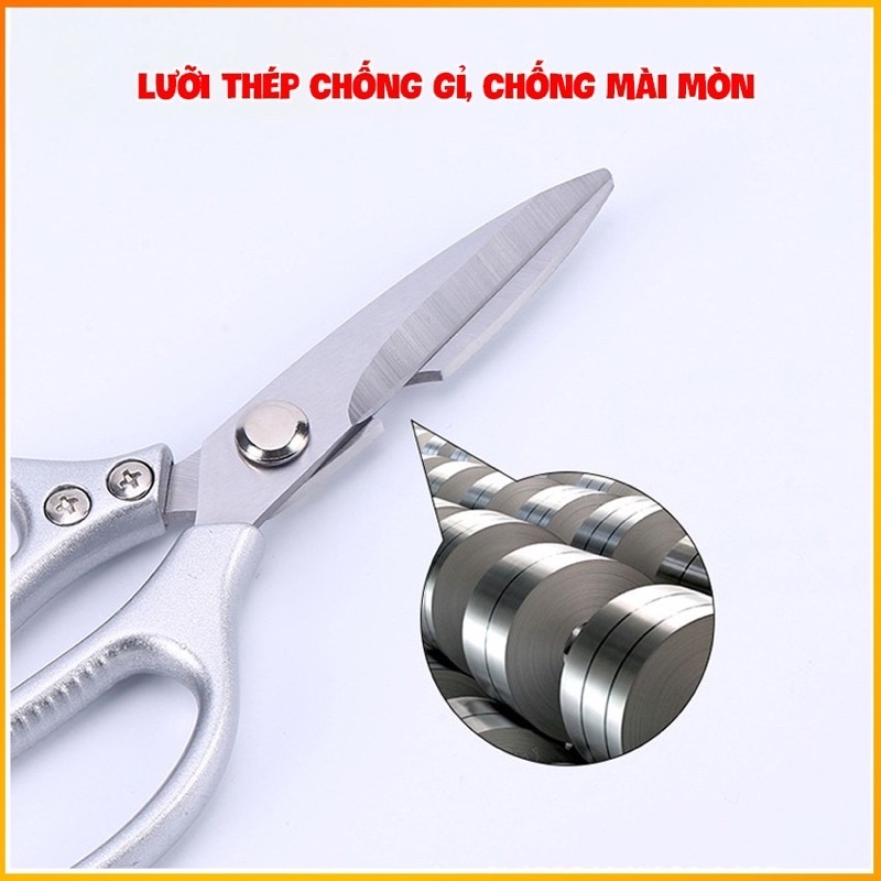 Kéo cắt xương gà Kapusi Sk5 Nhật Bản sắc nét, siêu bền