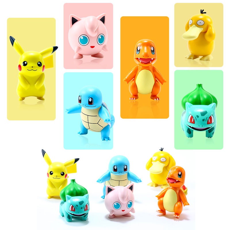 Mô Hình Đồ Chơi Nhân Vật Pokemon A0013 6 Pokémon
