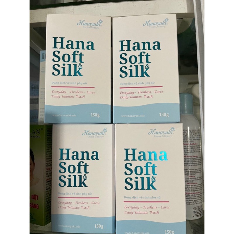 (Hàng chính hảng) Dung dịch vệ sinh phụ nữ Hana soft silk (Hanazuky) Hàng mới về