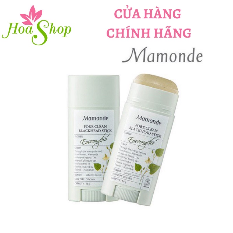 THANH LĂN HÚT MỤN MAMONDE PORE CLEAN BLACKHEAD STICK 18g