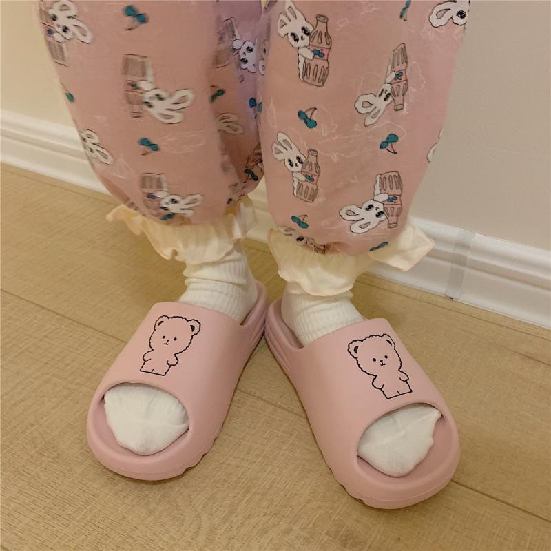 Dép nữ hình gấu cute siêu nhẹ