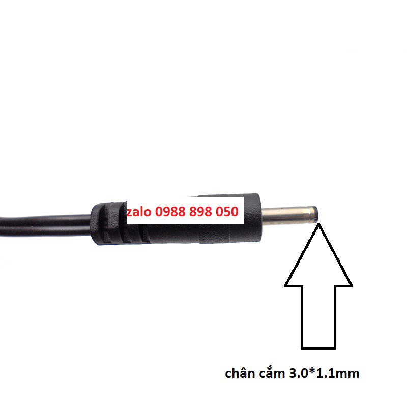 dây sạc 12v 2a Original Connect Size 3.0*1.1mm