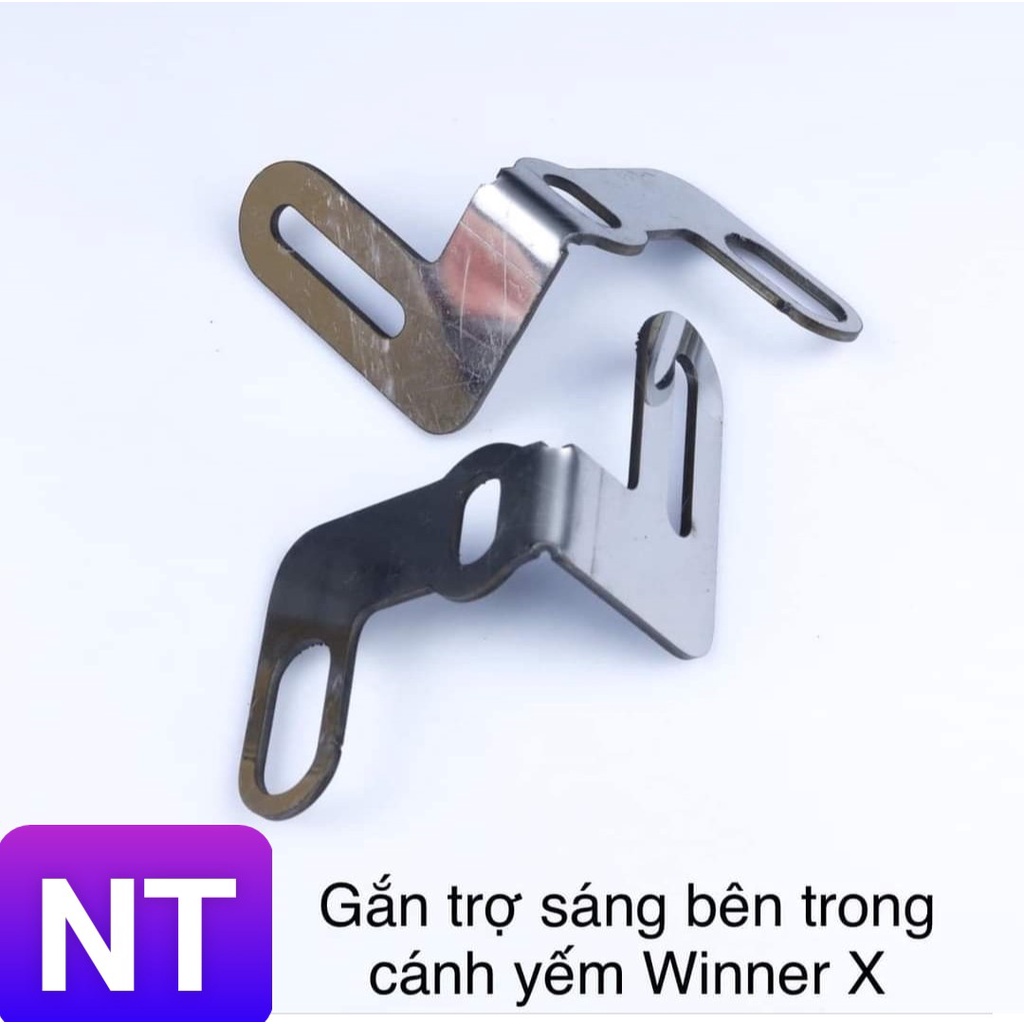 Pát gắn trợ sáng cánh yếm Winner X chất liệu Inox 304