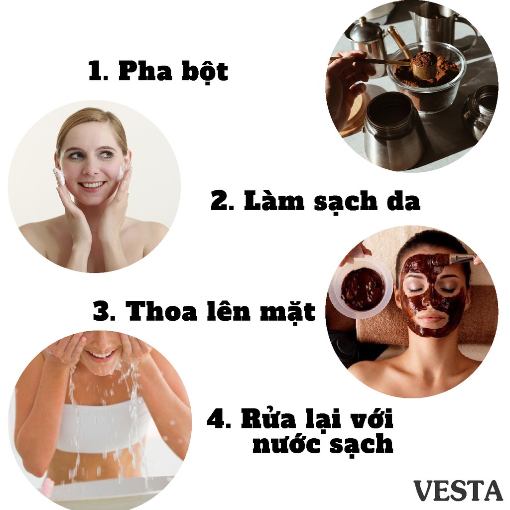 Bột Cà Phê Face Nguyên Chất Vesta 100gr | BigBuy360 - bigbuy360.vn