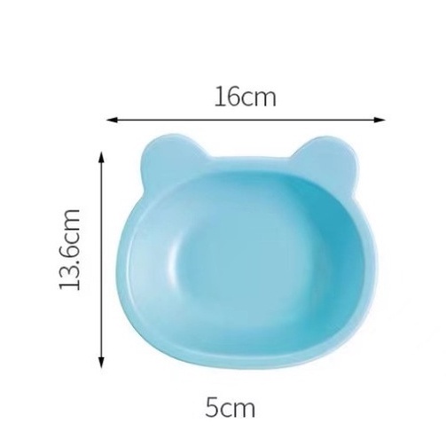 Bát Ăn Dặm Gốm Sứ Hình Gấu Cao Cấp 300ml Cho Bé