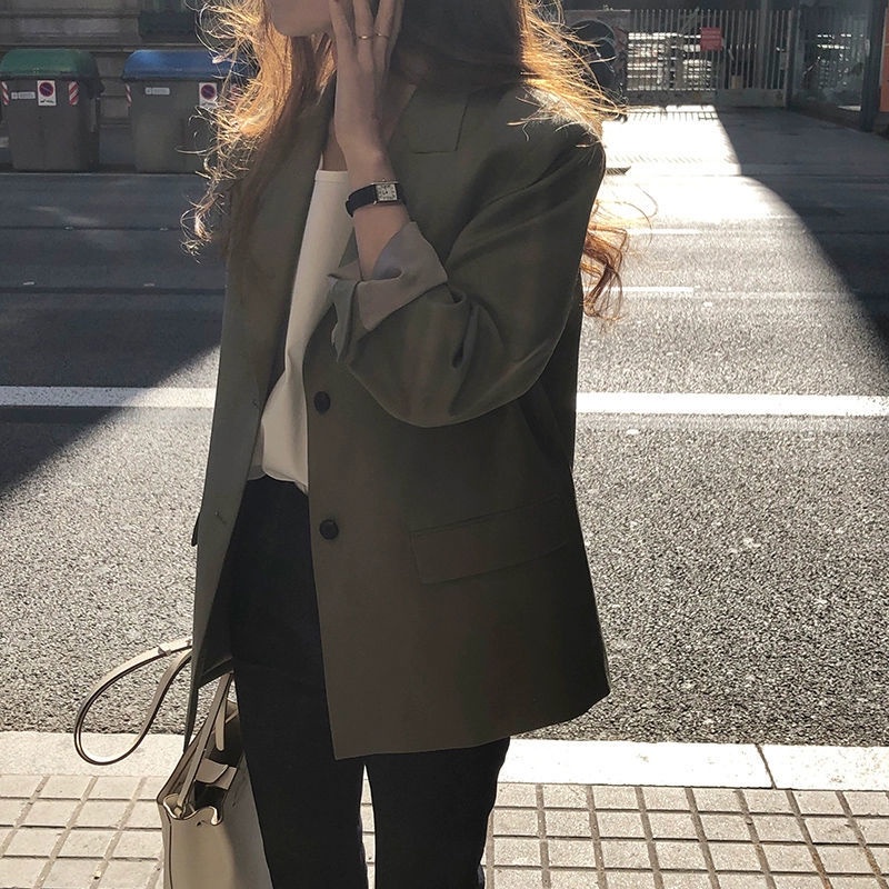 Áo khoác dáng rộng thời trang kiểu Anh cho nữ