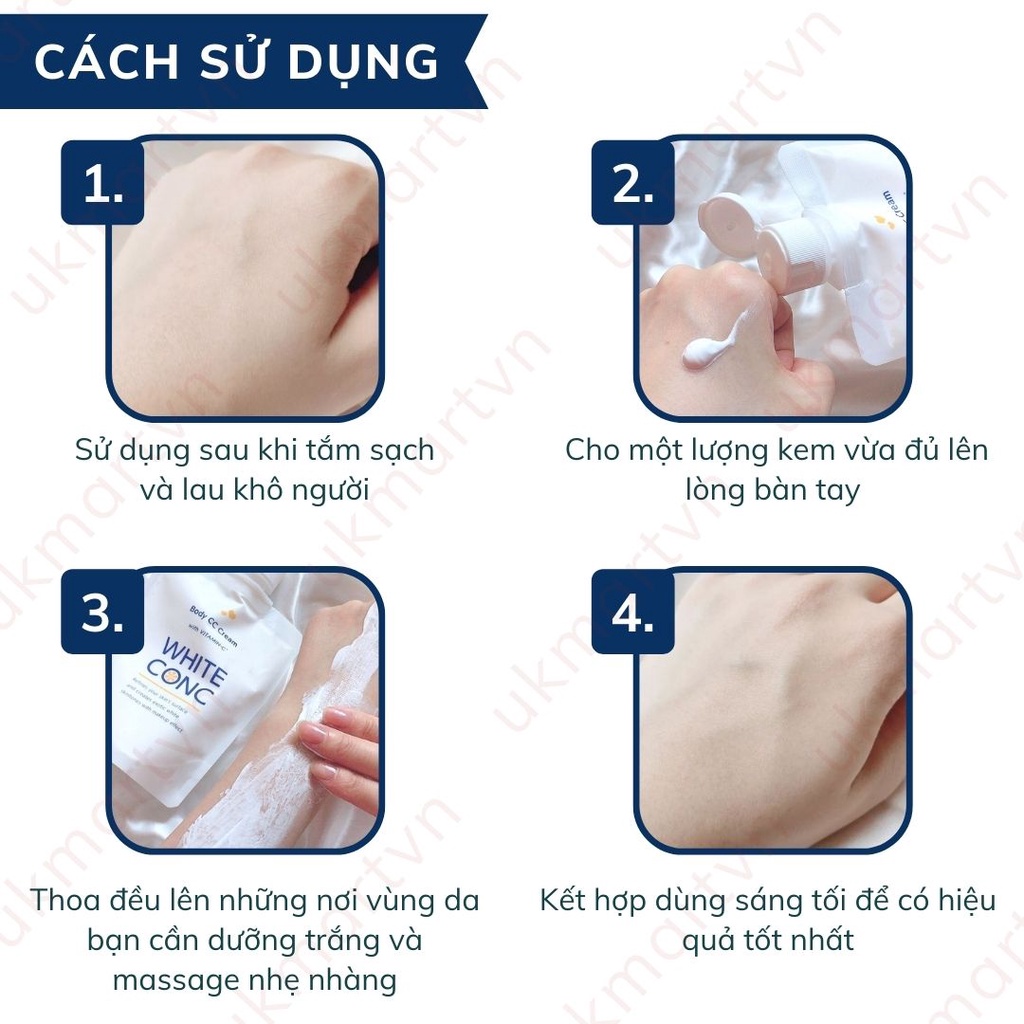 Kem Dưỡng Thể White Conc Làm Sáng Da Nhật Bản CC Cream
