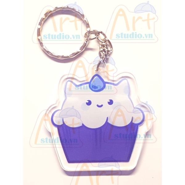 Móc khóa Demon Cupcake