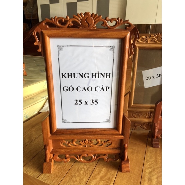 Khung Hình Thờ Gỗ Cao Cấp Đầy Đủ Kích Thước