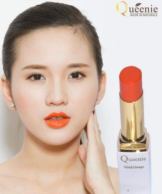 Son môi màu đẹp, giàu dưỡng chất, lâu trôi Queenie tặng 4 mùi sữa tắm xích Tesori hương nước hoa cao cấp