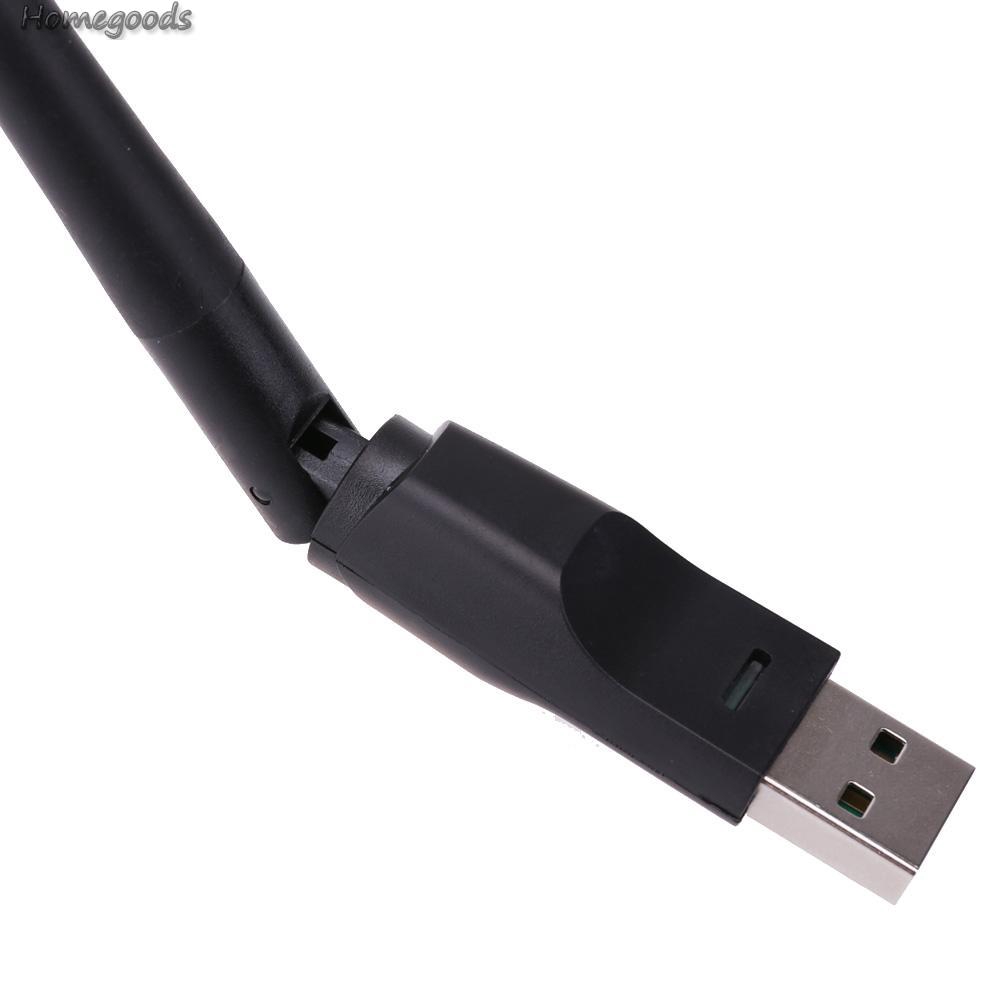 Thẻ điều hợp Wi-Fi không dây 150Mbps USB 802.11n Wi-Fi với anten 2dbi