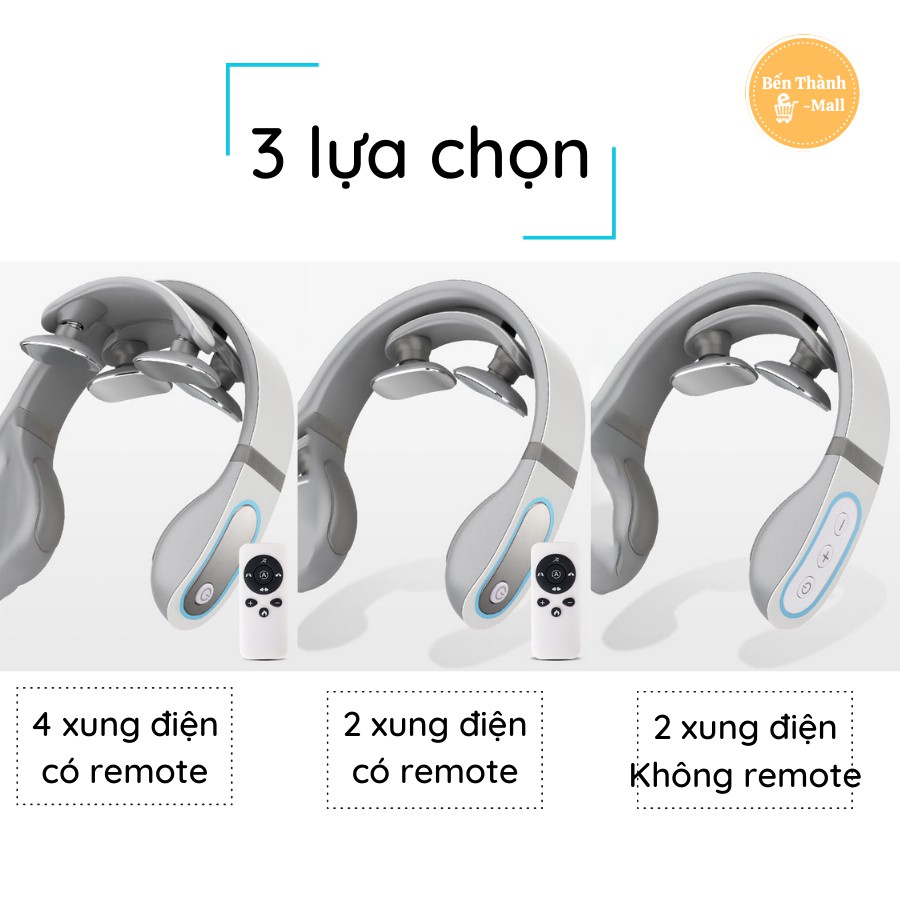 ✈️ [Freeship] Máy massage cổ Mingzhen - Neck Massage MZ-N5 [2-4 tấm xung điện trong]