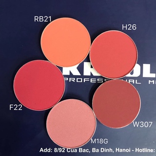 Má hồng Kryolan vỉ lẻ