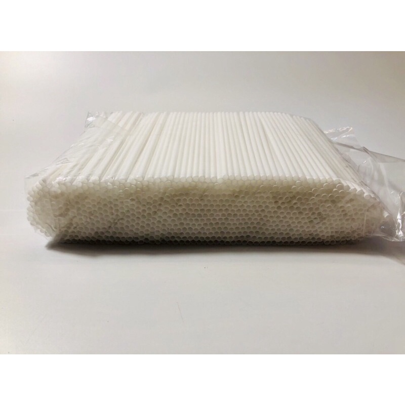 100 ống hút trắng phi 6