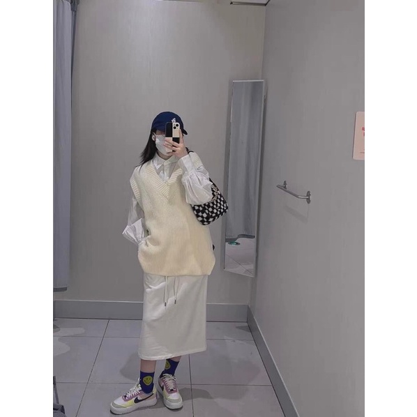 Áo gile len hàng xuất dư