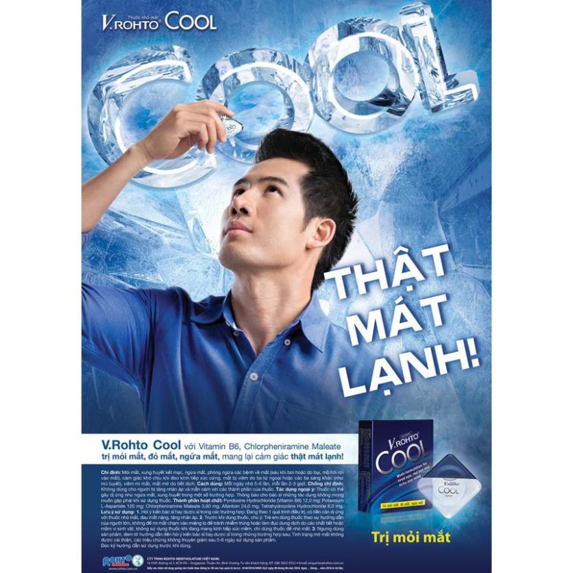 ✅ (CHÍNH HÃNG) V.Rohto Cool - Nước nhỏ mắt tạo sức sống mới cho đôi mắt