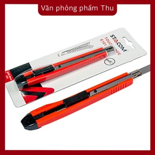 Dao rọc giấy Stacom E101 kèm lưỡi sơ cua