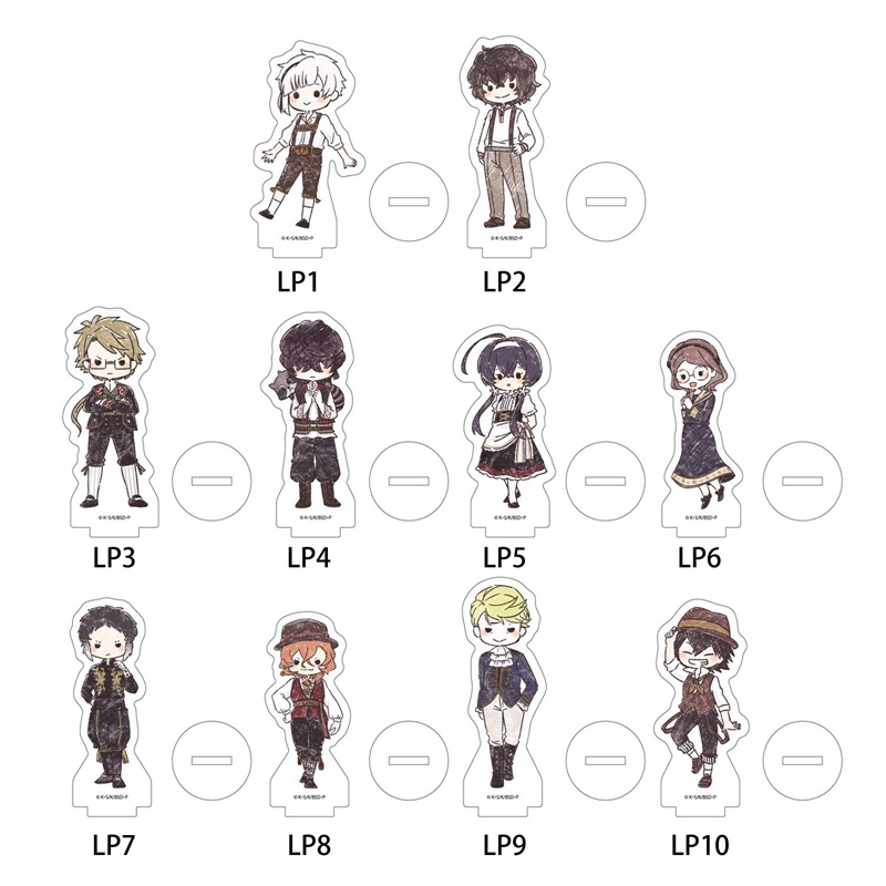 Móc Khóa Hình Chú Chó Bungo Stray Dogs Dễ Thương