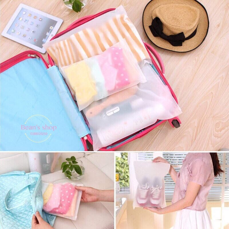 (SỈ) 100 TÚI ZIP LỤA CHÂN KHÔNG-TÚI ZIP LỤA MỜ KHOÁ KÉO