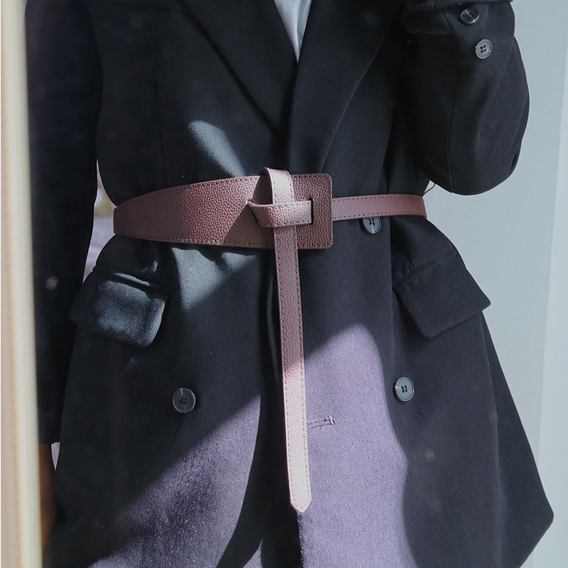 Thắt Lưng Da Bản To Thời Trang Cho Nữ