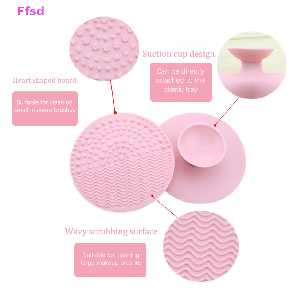 [Hàng mới về] Dụng cụ silicon vệ sinh cọ trang điểm chuyên tán kem nền