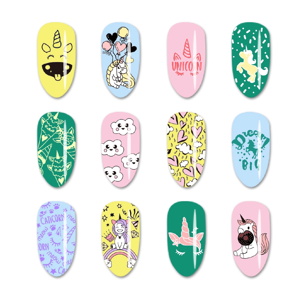 [Hàng mới về] Tấm inox hình mẫu đẹp mắt dùng in sơn trang trí móng tay