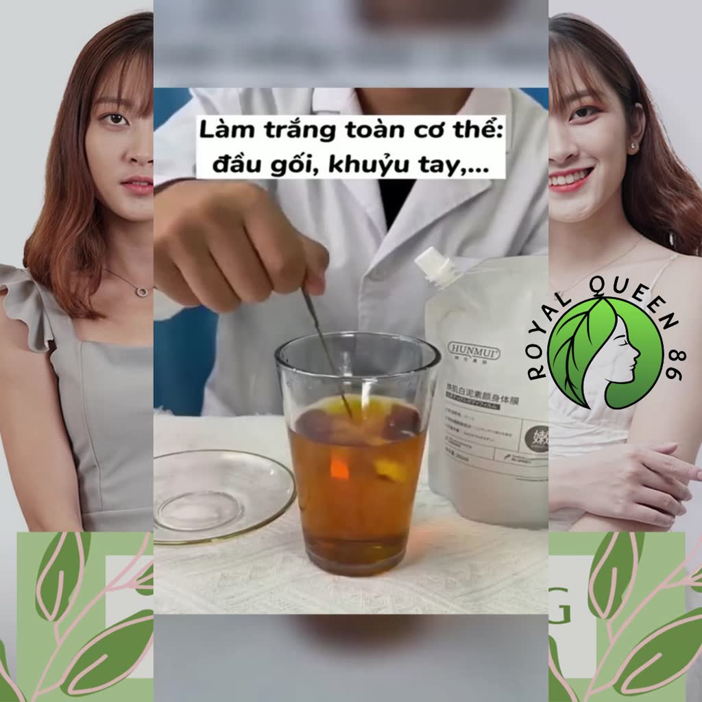 Tắm trắng body cấp tốc HunMui 300ml mặt nạ bùn ủ trắng cơ thể sản phẩm giúp Trắng da siêu nhanh một cách tự nhiên | BigBuy360 - bigbuy360.vn