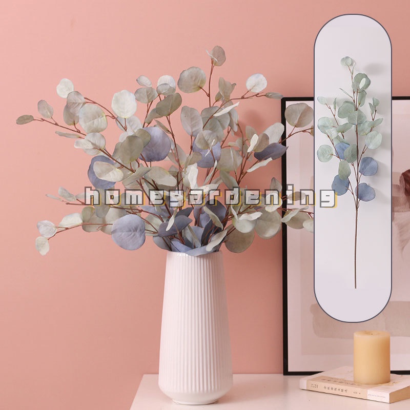 Cành Lá Giả Bằng Lụa Dùng Trang Trí Nhà Cửa/ Tiệc Cưới
