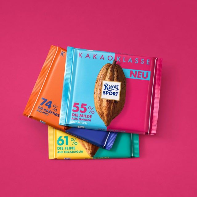 (20 vị) Chocolate Ritter Sport thanh 100gr