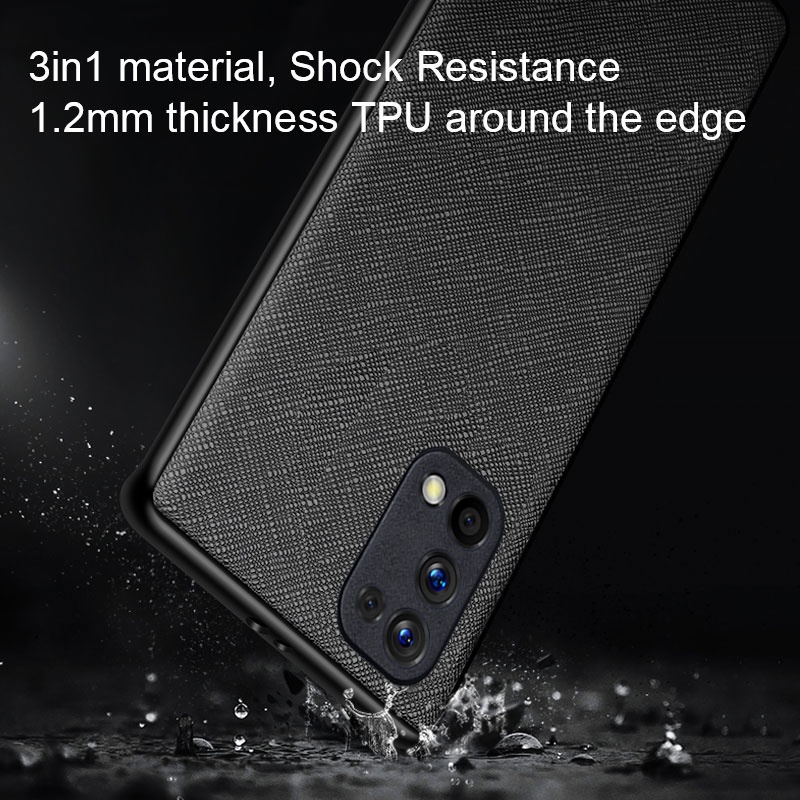 Ốp Điện Thoại Da Viền TPU Chất Lượng Cao Cho OPPO Realme 6 7 X7 Pro