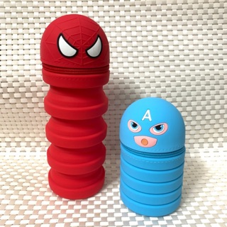 Túi Đựng hộp Bút Marvel Siêu anh hùng silicon