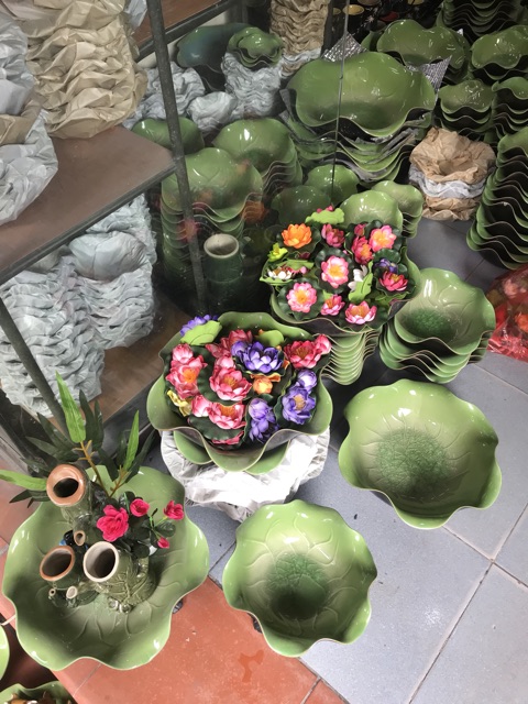 Bát sen thả hoa sz 23cm, 30cm