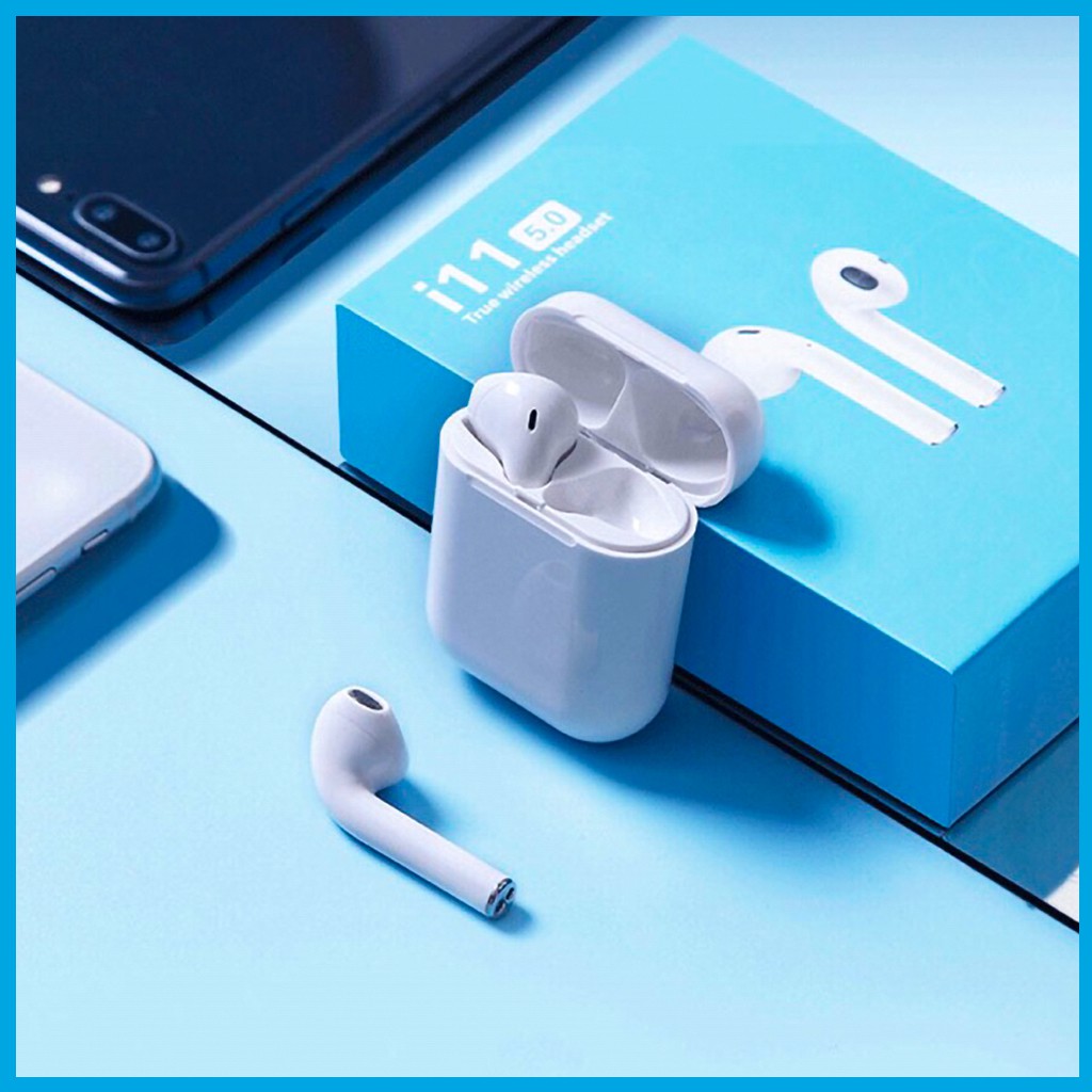 Tai nghe Bluetooth không dây Inpods i12 TWS điều khiển cảm biến âm thanh HIFI cho Android iOS