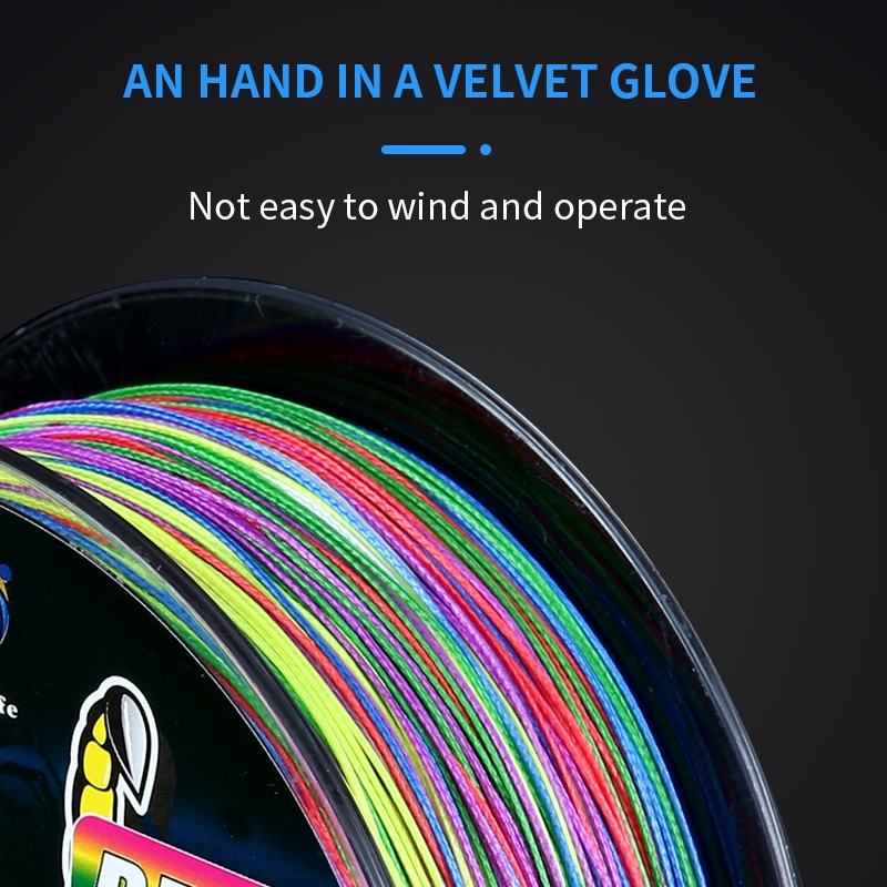 Bingolife Dây Câu Cá Bện PE Luya Nhật Bản 100m Chuyên Dụng