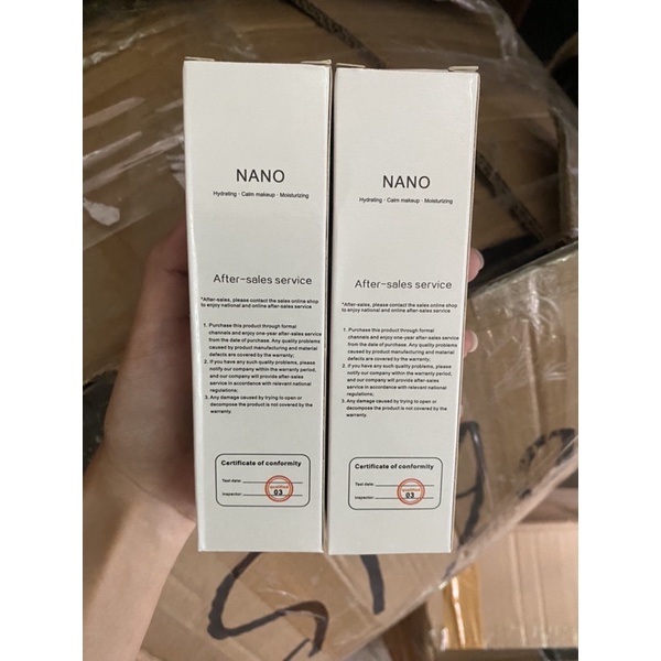 Máy xông mặt phun sương nano cầm tay mini