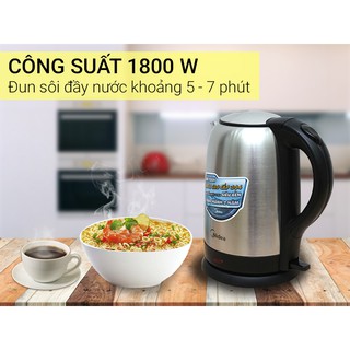 Ấm siêu tốc midea 1.7 lít mk-17ss - hàng trưng bày - mới 95% - 99%