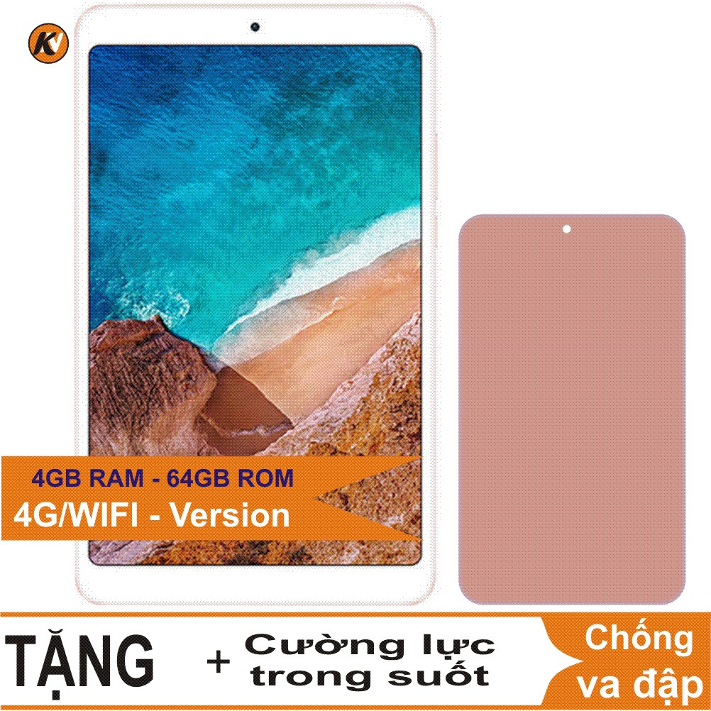 [Mã ELMT6M giảm 5% đơn 6TR] Máy tính bảng Xiaomi Mi Pad 4 64GB 4GB - Phiên bản sim 4G/Wifi + Cường lực | BigBuy360 - bigbuy360.vn