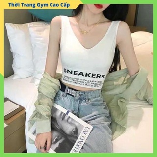 Áo Bra Tập Gym Yoga Thêu Chữ Cực Chất, Áo Lót Croptop Thể Thao Hở Lưng Đủ Màu [Ảnh Chụp Thật] - OB011 (Hàng Cao Cấp)