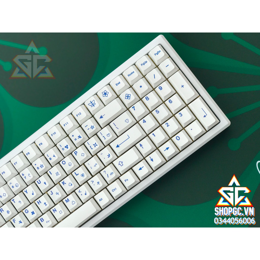 Keycap Delfware 127 nút bàn phím cơ nhựa PBT