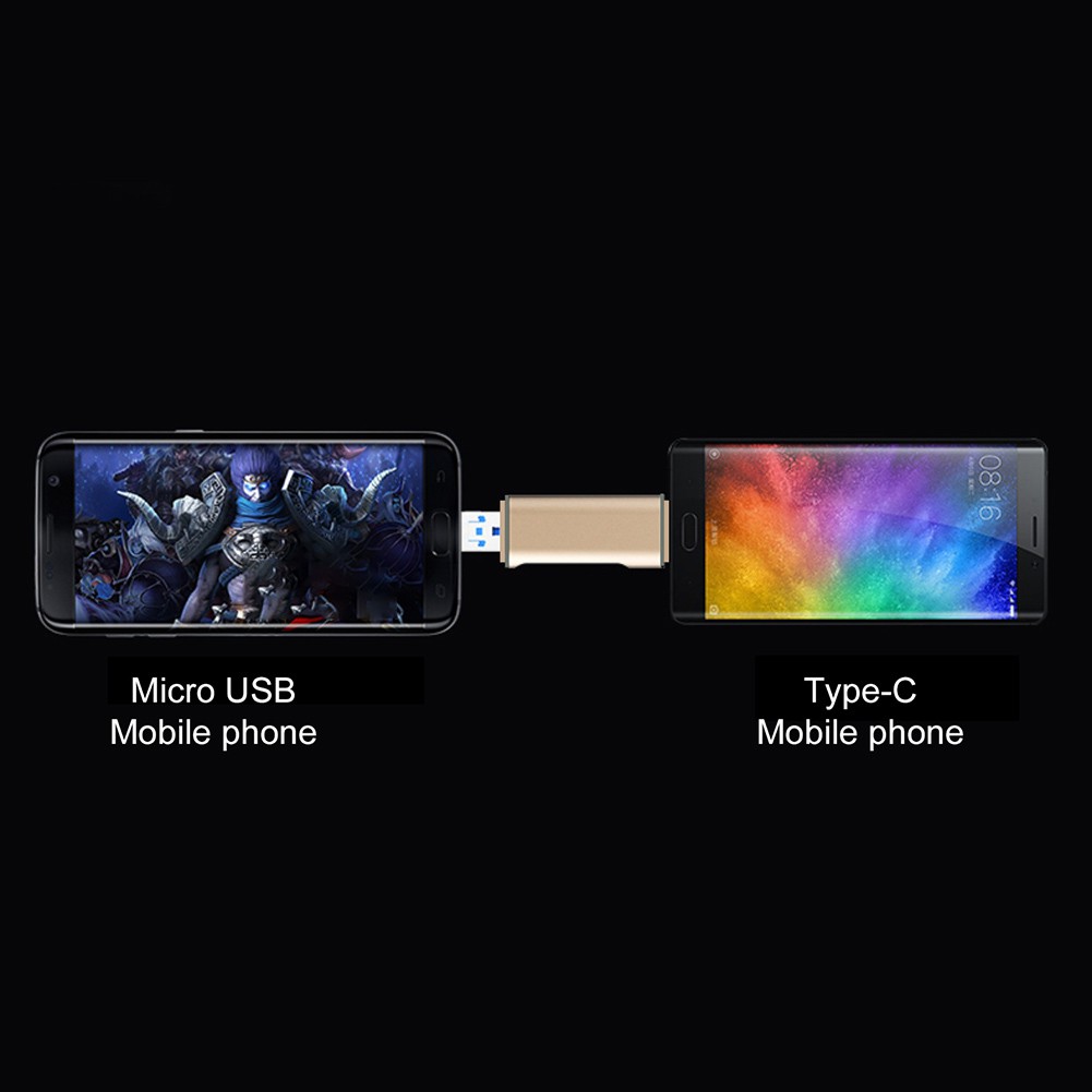 Đầu Đọc Thẻ Nhớ Otg 5 Trong 1 Type C Micro Usb Tf Sd Cho Macbook Windows