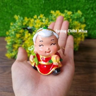 Bộ đôi ông bà Thổ Địa, Thổ Địa Ông - Thổ Địa Bà 6cm