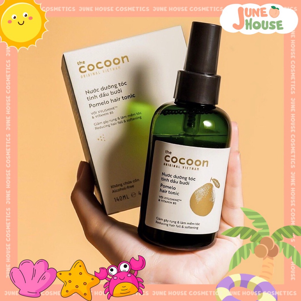 Tinh dầu bưởi Cocoon giúp giảm gãy rụng & làm mềm tóc 140ml