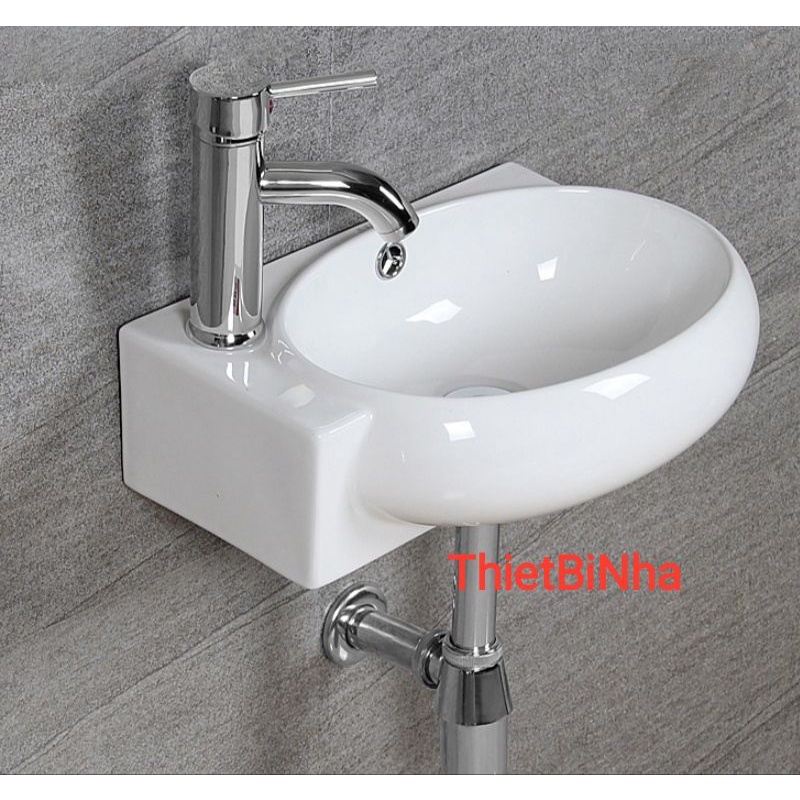 [NOWSHIP 1H HCM]Lavabo Góc treo tường, đặt bàn, lavabo rửa tay mini nhỏ gọn hàng Việt Nhật cao cấp