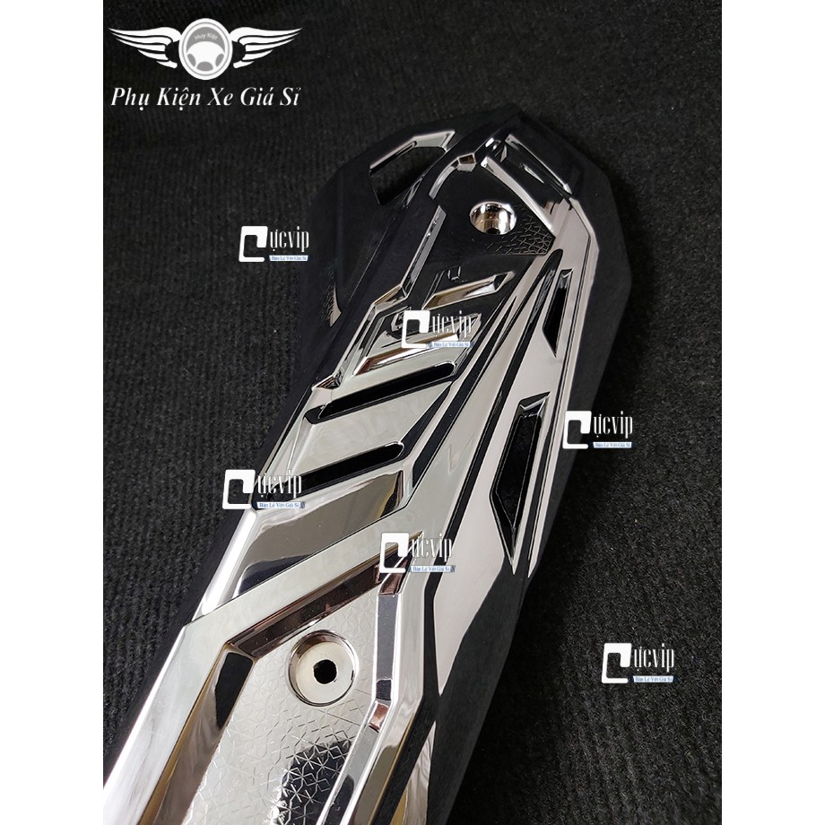 Ốp Pô Xe AirBlade 2021 (2013 - 2021), Vario 2015 - 2017 Xi Mạ Crom MS2469